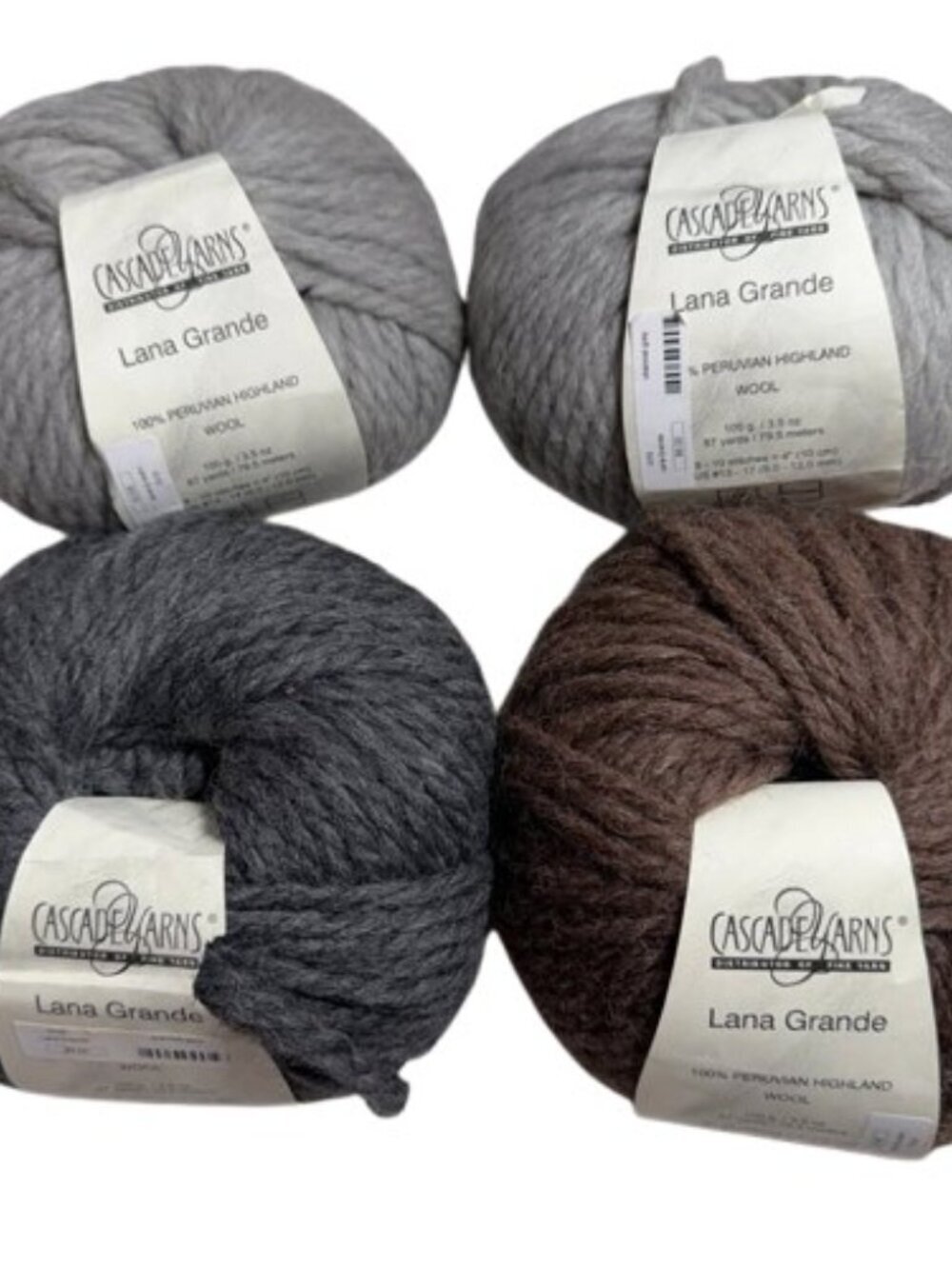 4 Skein Casscade Yarn Lana Grande Peruvan Wool #516